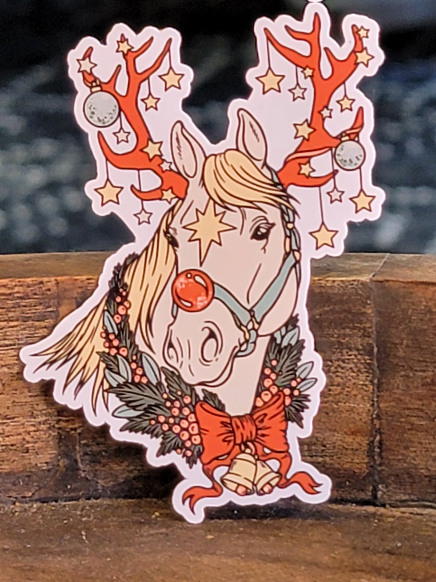 Palomino Reindeer Sticker
