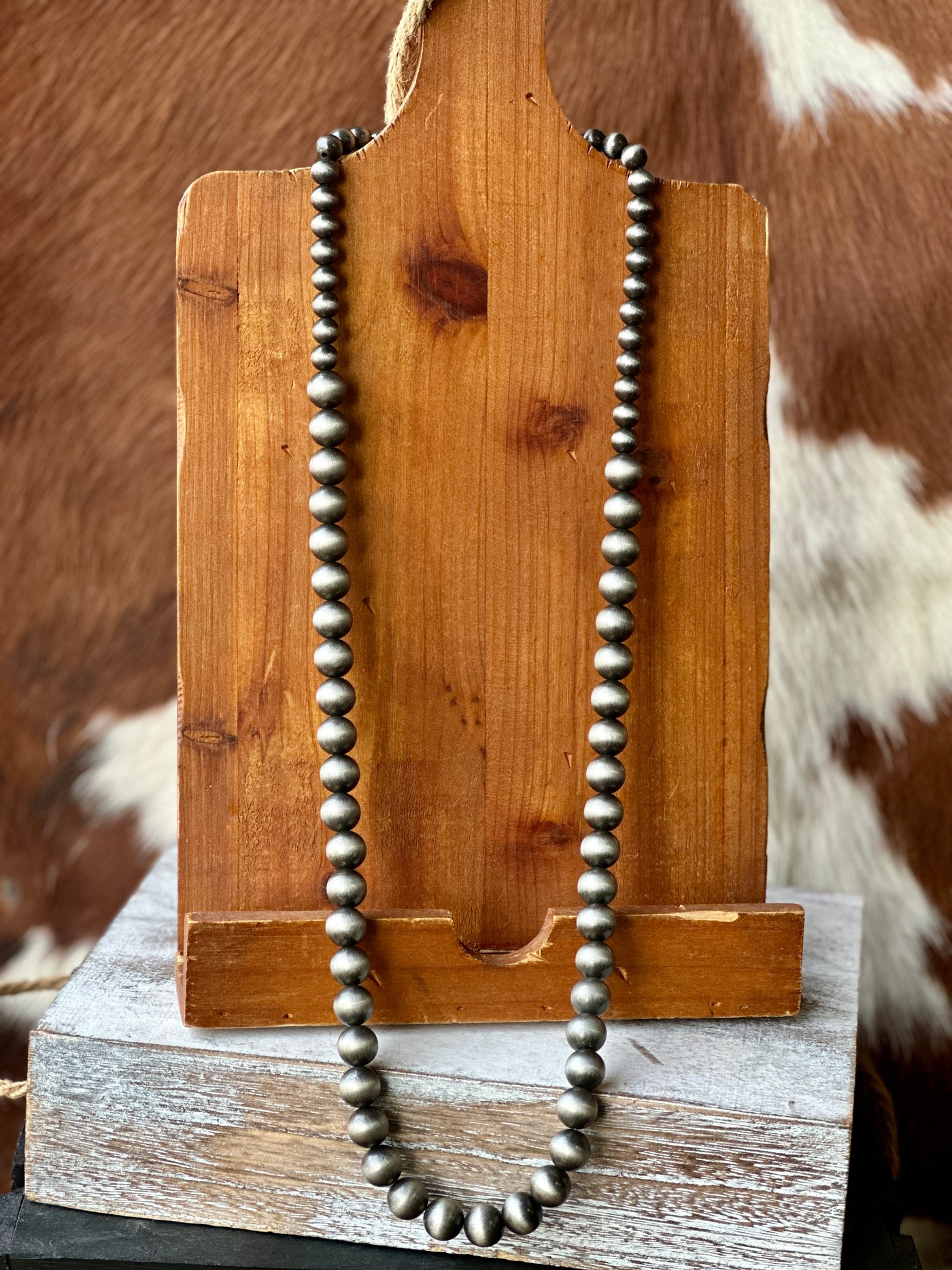 Pascal Faux Navajo Pearl Necklace made with nickel, lead, and chrome-free materials for comfortable wear.