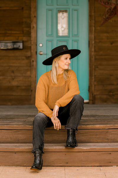 Penny Lightweight Crochet Sweater
