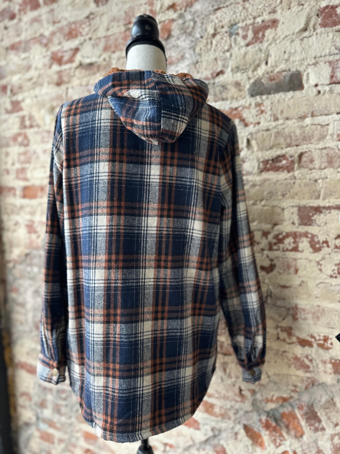 Pinter Plaid Sherpa Lined Shacket