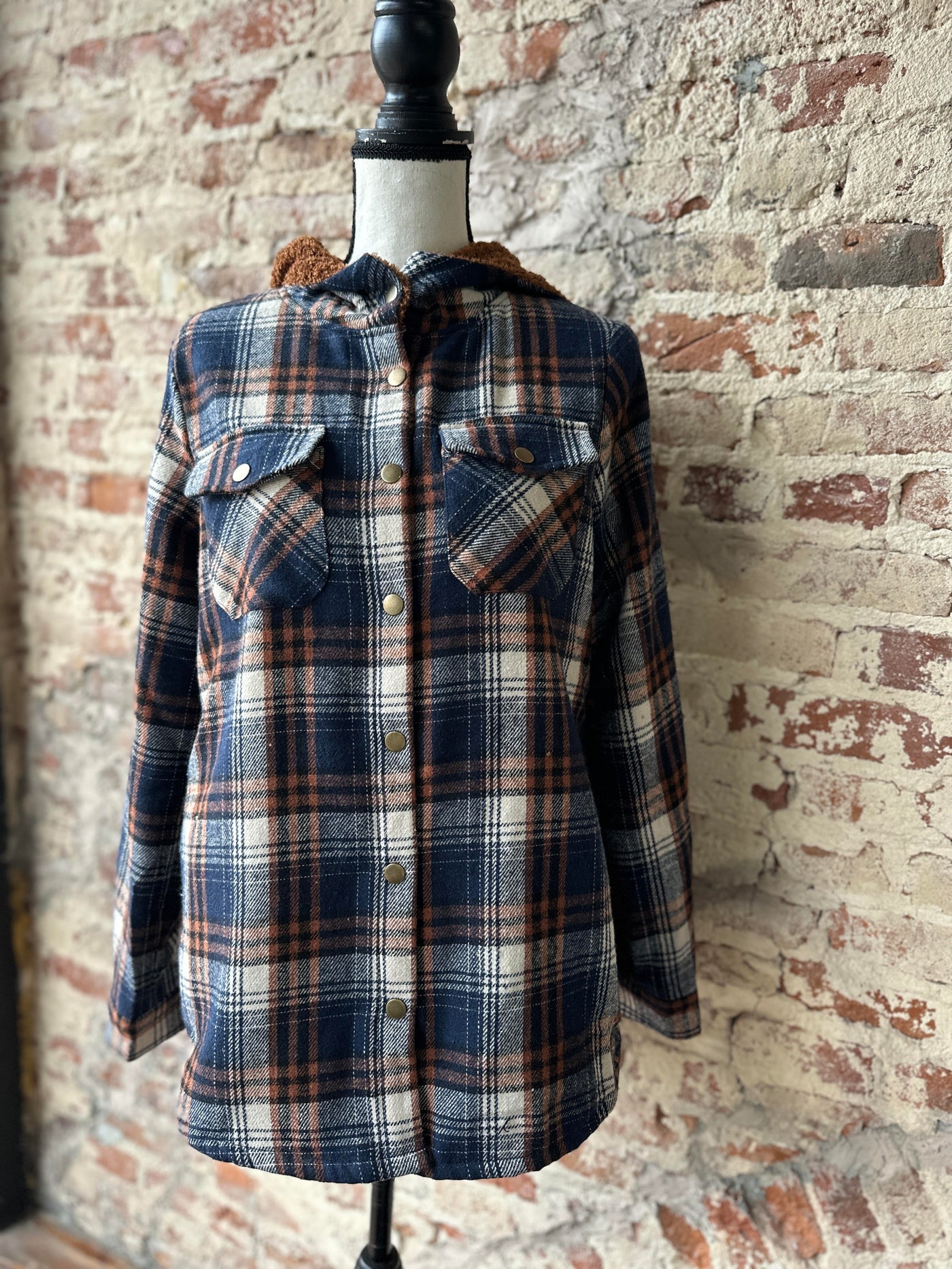 Pinter Plaid Sherpa Lined Shacket