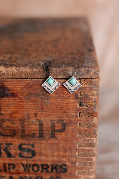 Reba Geometric Stud Earrings