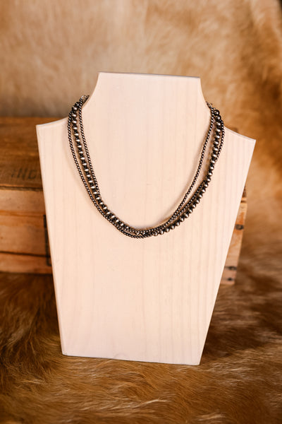Rickie Faux Navajo Pearl 3-Strand Necklace