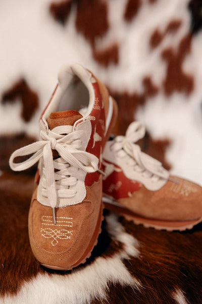 A Western NFR Style shoe: the Roper Giddy Up Longhorn Shoes.