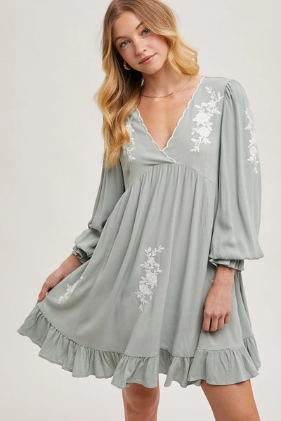 Lightweight and breathable rayon dress with elastic waistband for a flattering fit.