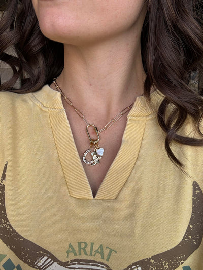 Salton Cowgirl Charm Necklace