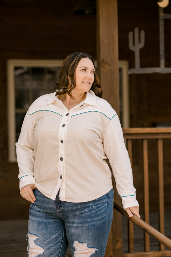 Samira Corduroy Button Down