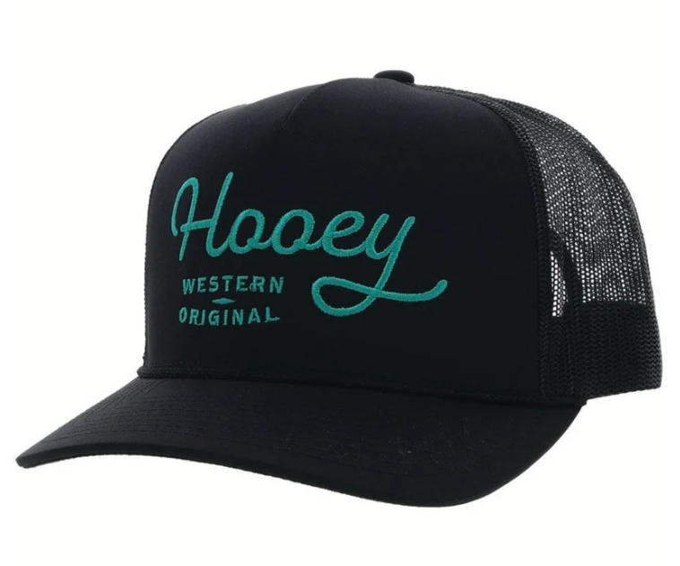 Hooey OG Hat [Black & Teal]