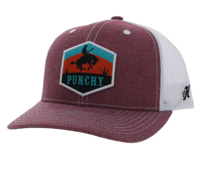 Hooey Ranchero Punchy Hat [Maroon]