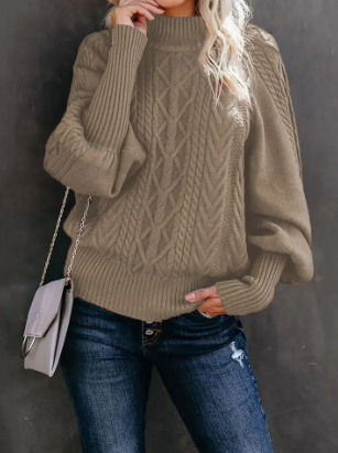 Saguaro Mid-Neck Knit Sweater