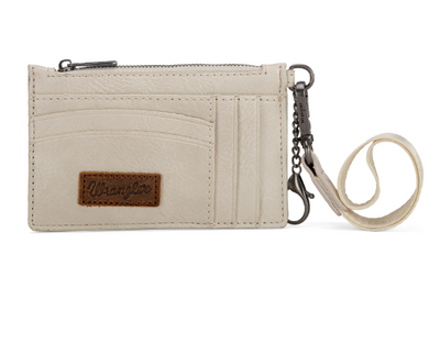 Wrangler Della Keychain Wristlet Wallet [Bone]