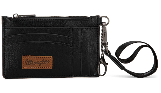 Wrangler Della Keychain Wristlet Wallet [Black]