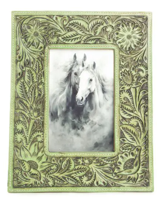 Julie Tooled Leather Photo Frame