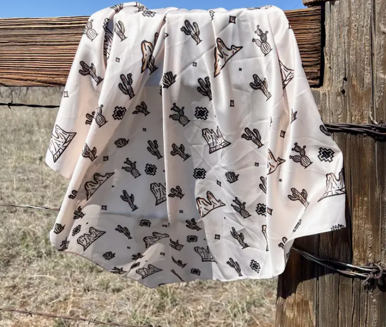 Stephanie Desert Print Wild Rag