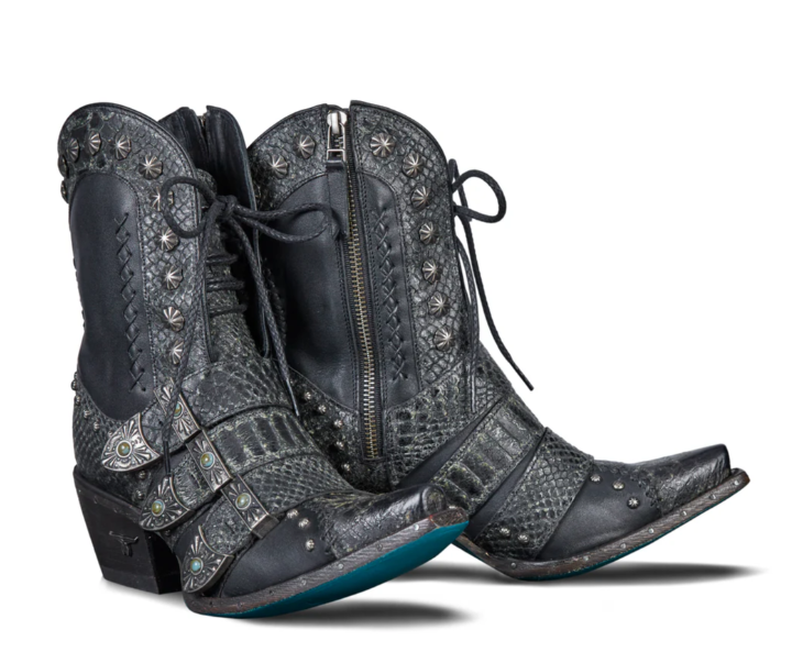 Lane Showdown Buckled Boots [Jet Black]