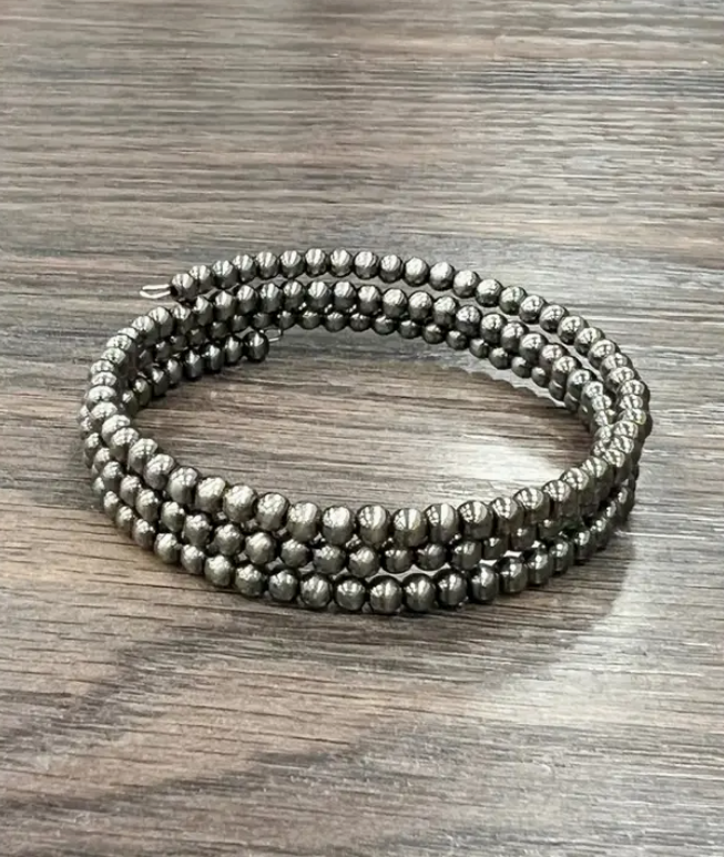 Lefty Navajo Pearl Wrap Bracelet