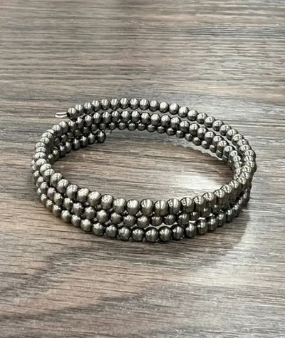 Lefty Navajo Pearl Wrap Bracelet