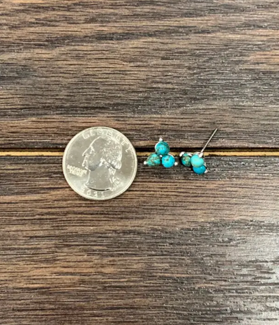 Mina Turquoise Stud Earrings