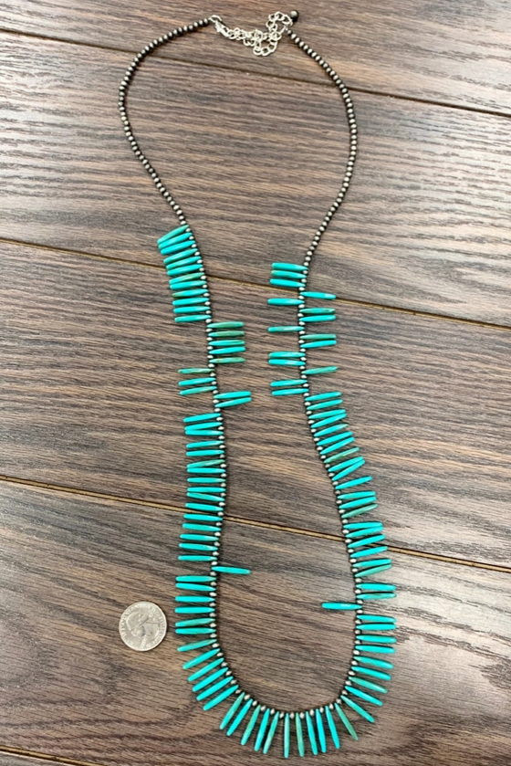 Ethan Faux Turquoise Necklace