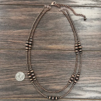 Cody Navajo Copper Pearl Necklace