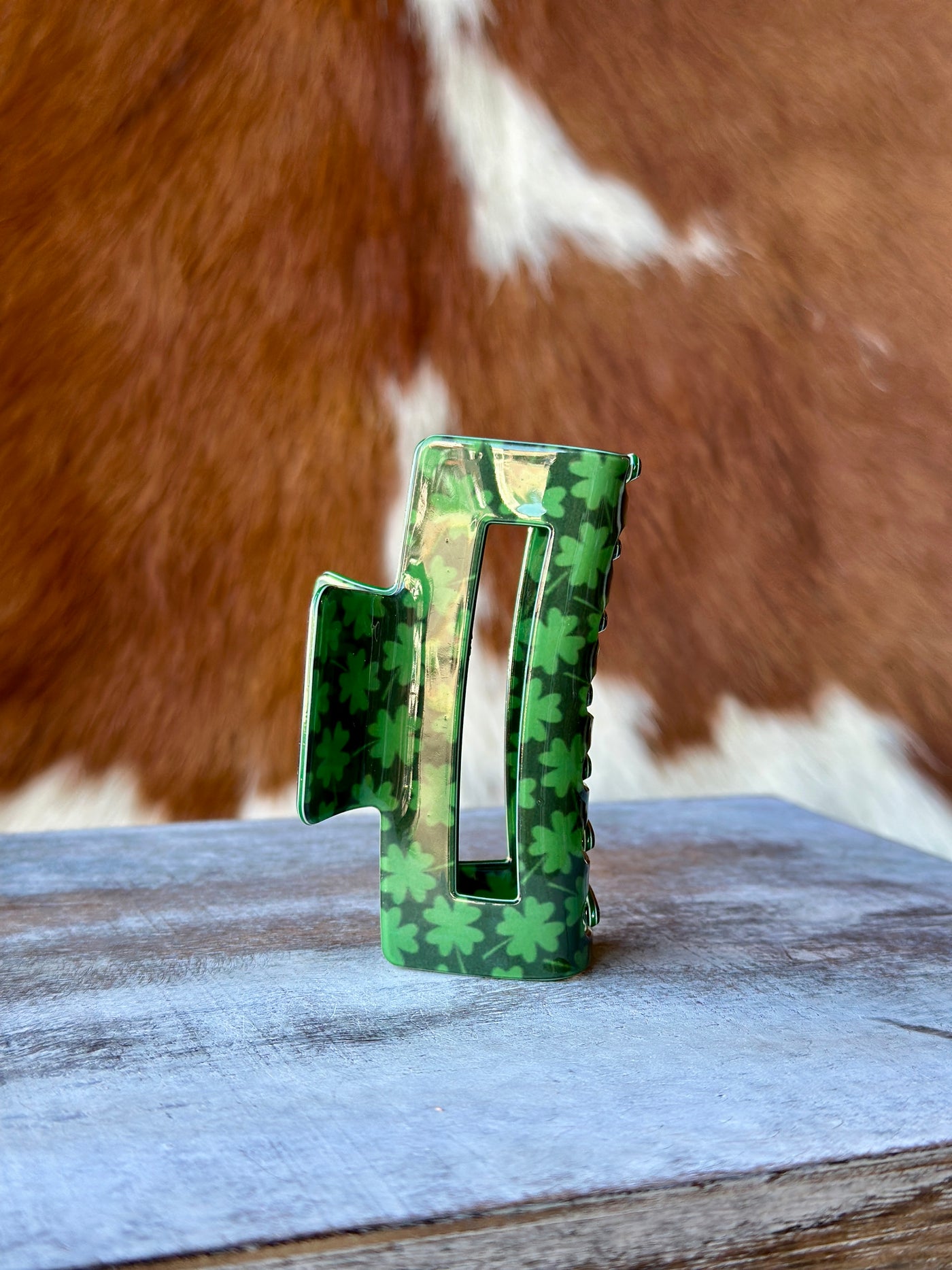 Sean St. Patty's Day Print Claw Clip