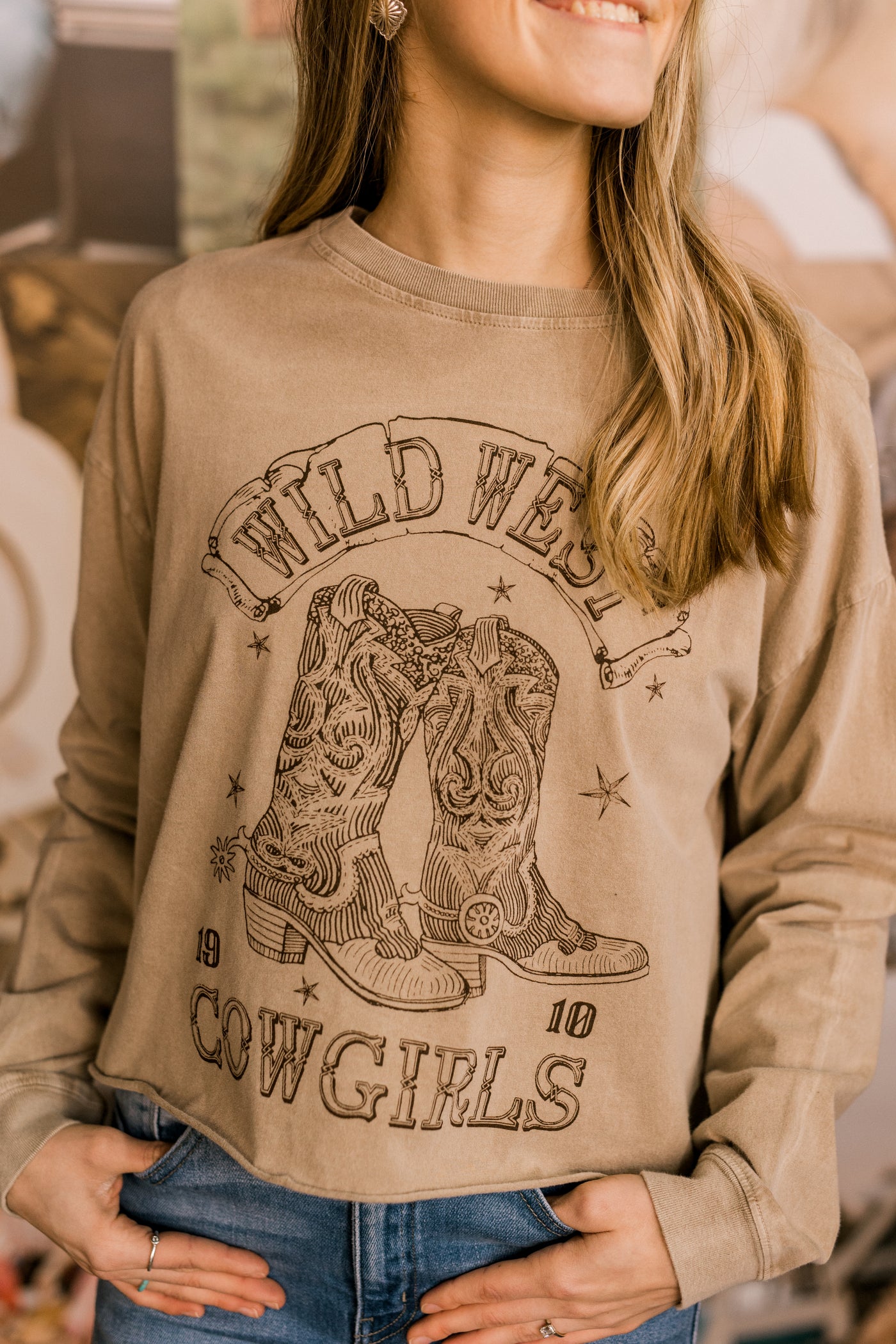 Seth Wild West Cowgirls Long Sleeve Top ✜ON SALE NOW | 40% OFF✜