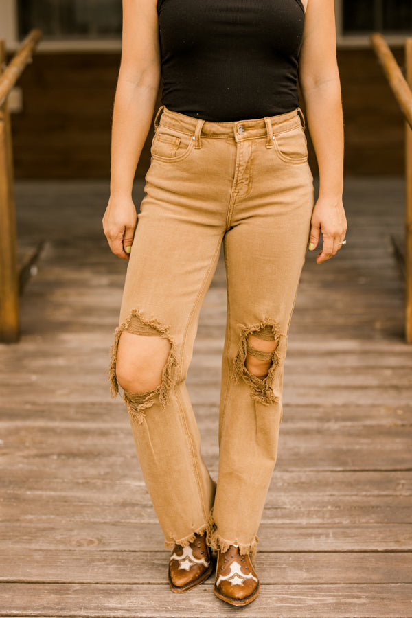 Tabitha Cropped & Distressed Straight-Leg Jeans ✜ON SALE NOW✜