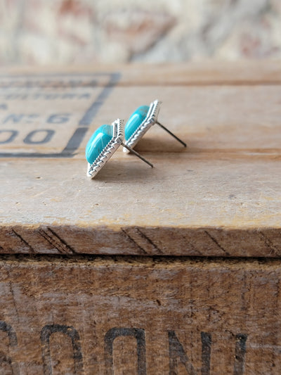 Tatiana Turquoise Stud Earrings