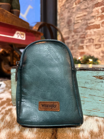 Wrangler Landyn Plain Crossbody Sling Bag [Turquoise]