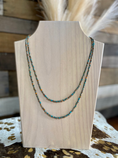Ashlee Gemstone Bead Layered Necklace