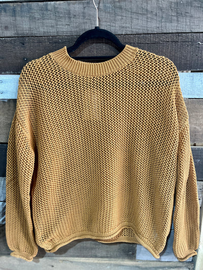 Penny Lightweight Crochet Sweater