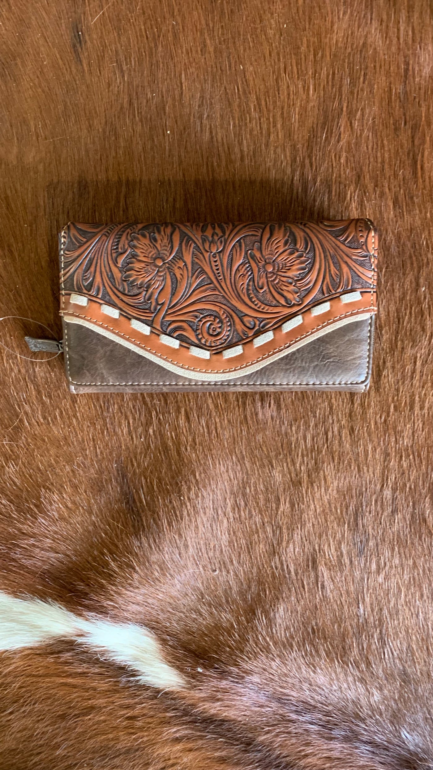Brody Tooled & Stitched Wallet