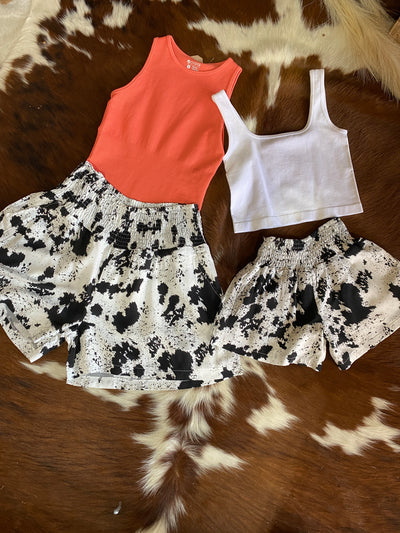 Alesha Cow Print Shorts ✜ON SALE NOW✜
