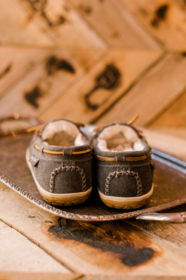 Minnetonka Tilia Moccasins [Grey]