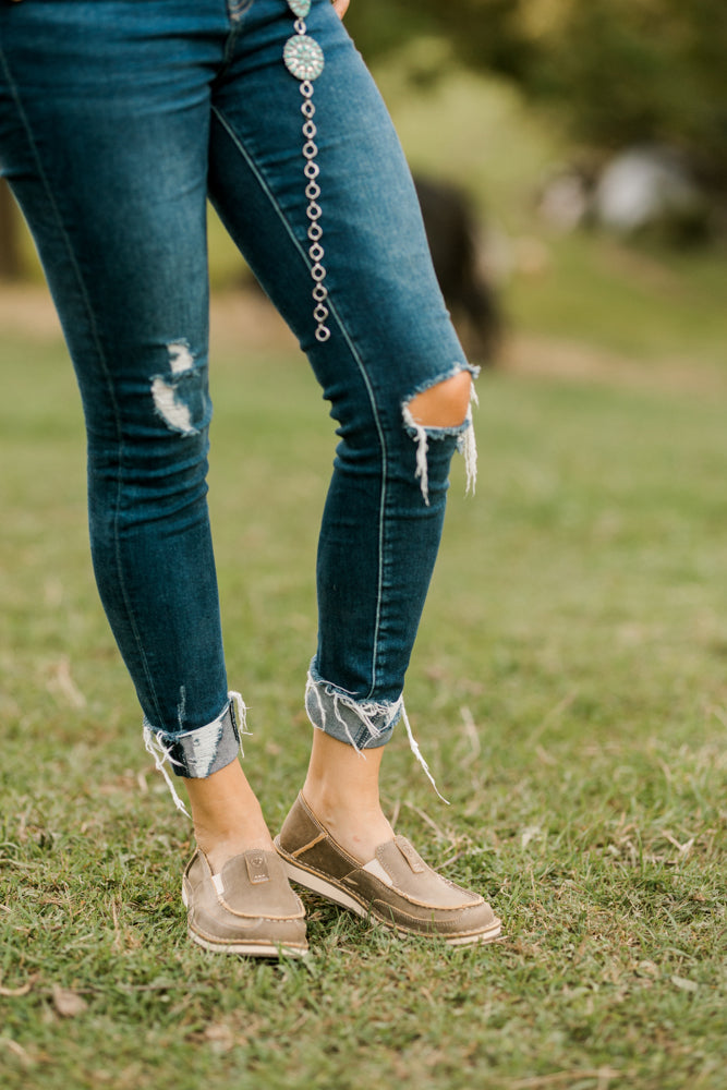 Ariat Brown Bomber Cruisers for Ladies Comfortable Slip On Waukon Iowa Boot Boutique Leather Goods Broker Leather