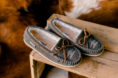 Minnetonka Tilia Moccasins [Grey]