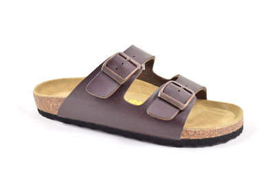 Pair of Viking Jenna Sandals featuring ergonomic arch support and latex heel cushioning