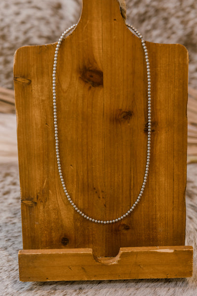 Wallen 4mm Navajo Pearl Layering Necklace