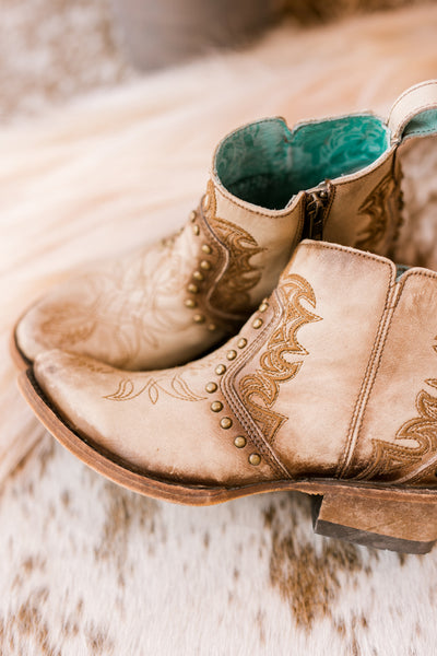 Corral Gold Rush Ankle Boots [C3728] ✜ON SALE NOW✜