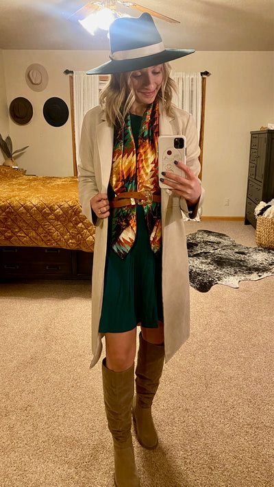 Kayla Autumn Tones Aztec Wild Rag